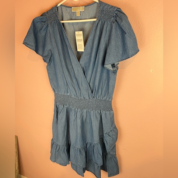 Michael Kors Blue Mini Dress - Picture 7 of 9